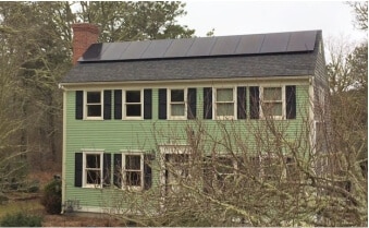 MGE cape cod solar residential installation chatham ma