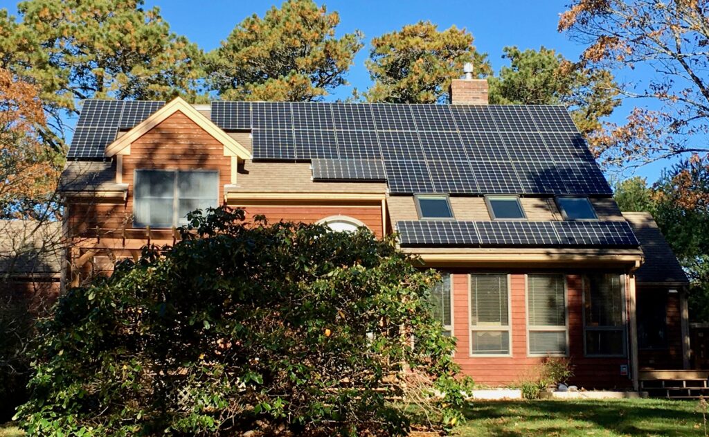 brewster ma cape cod residential solar installation