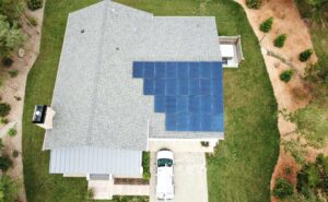 Westport MA solar energy array installation
