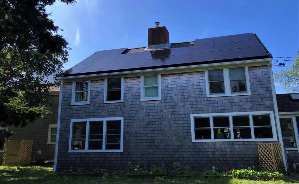Orleans MA Cape Cod Home Solar Installation