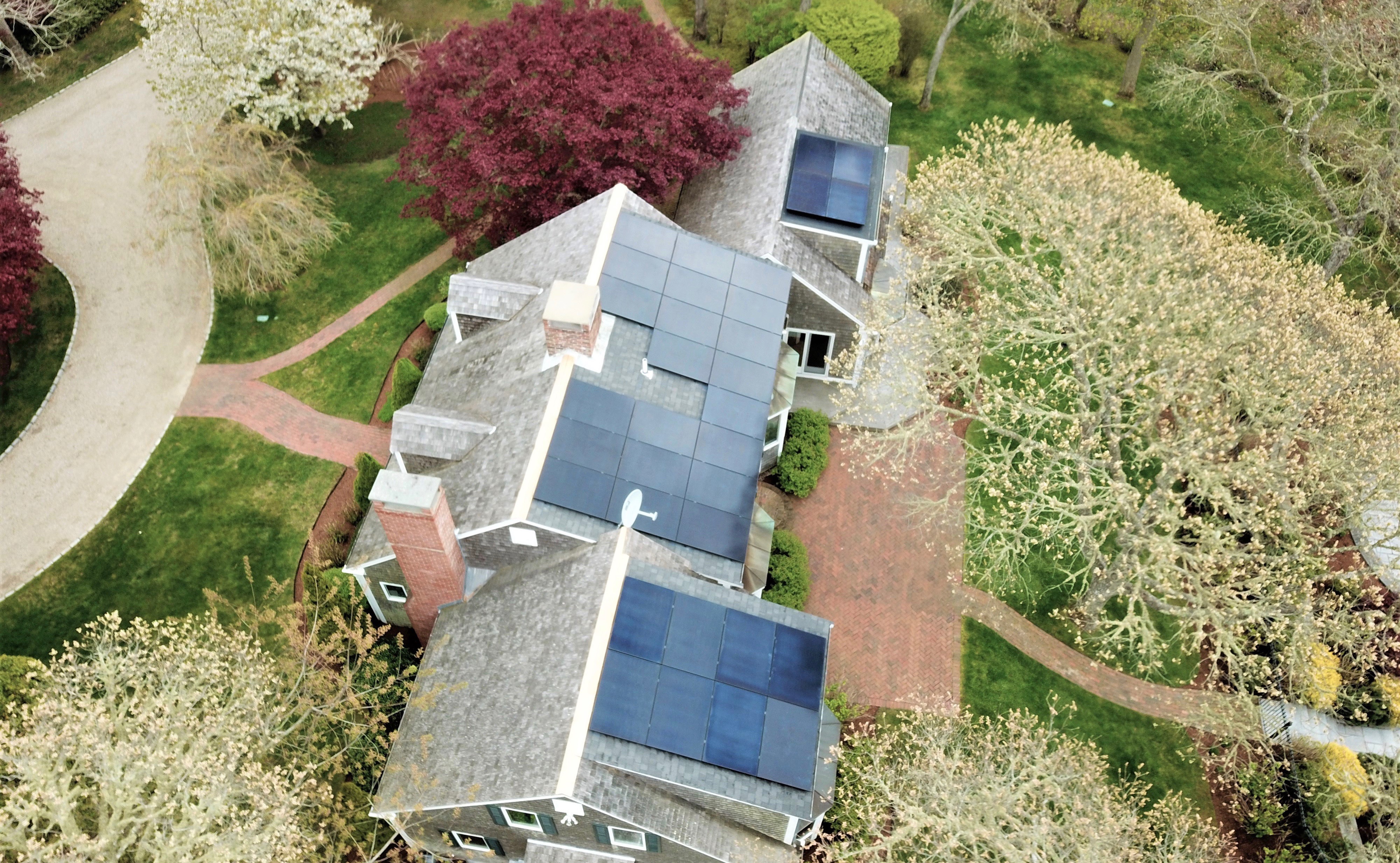 Middleboro Solar on residential rooftop in Massachusetts