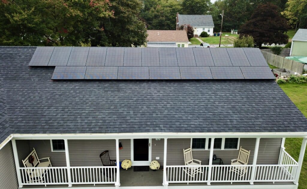 Fairhaven residential rooftop solar installation by My Generation Energy