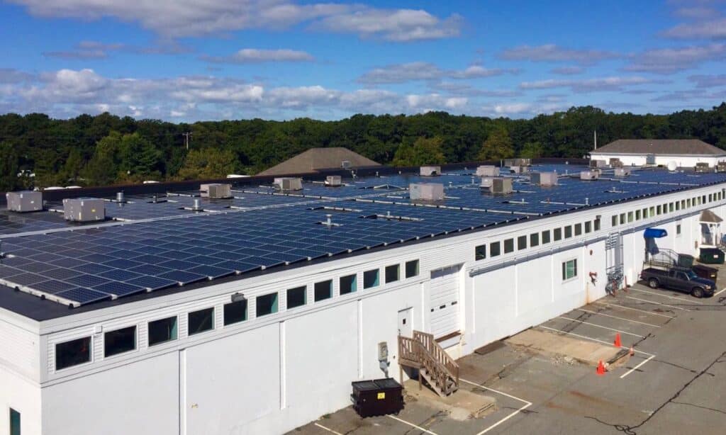 Hyannis commerical solar leasing project on Cape Cod by My Generation Energy