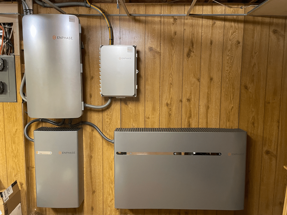 Enphase solar battery system installed by My Generation Energy team